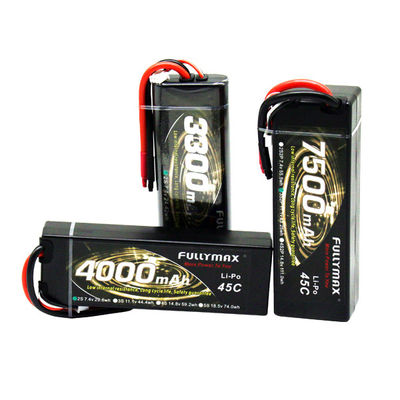 7.4V 2S Rc Car Battery Pack Lipo 3300Mah 7500Mah