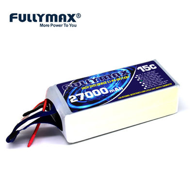 Fullymax 6s 22.2 V Lipo Battery Pack 15C 27000mAh Commercial Drone Battery UAV UAS EVTO