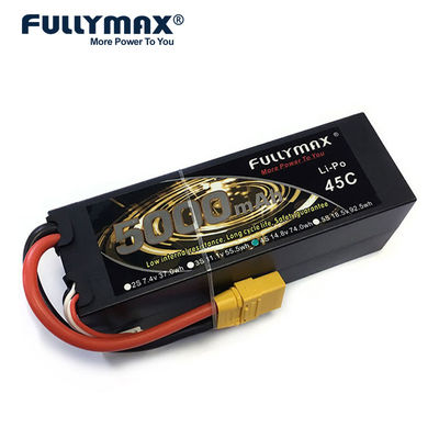 4s Rc Car Battery Cells Lipo 45C 5000mAh 14.8 Volt Xt90 Lipo Battery 4S1P