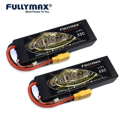 Fullymax 7.4v 2s Lipo Battery 55C 6500mAh 10000mah 2s2p Lipo  RC Model Battery