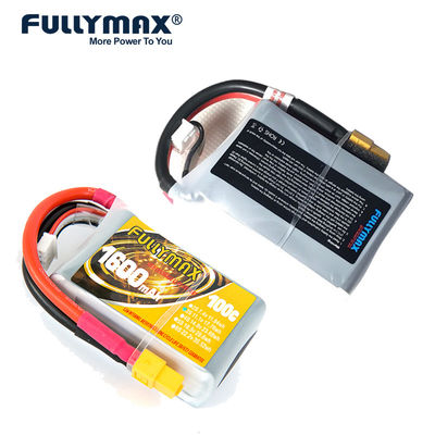 1600mah 11.1v 3s 100c Lipo Fpv Rc Glider Battery Plane Rc Model Xt60 Plug