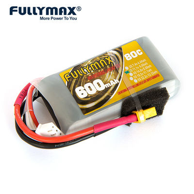 11.1V 3s 600mah Lipo Battery 80C Rc Boat Battery Car FPV Drone Rechargeable