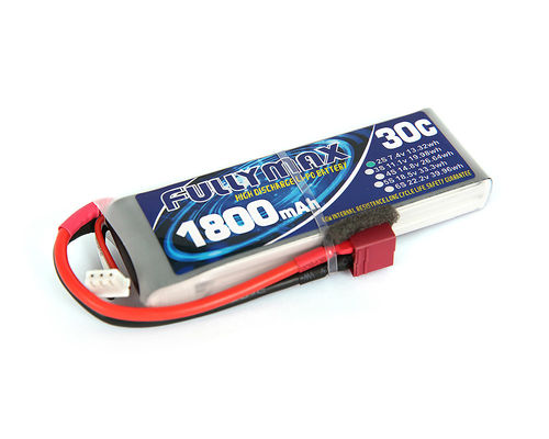 30C 1800mAh 2S LiPo Battery Pack With T Plug For RC Car Boat Truck Heli Airplane