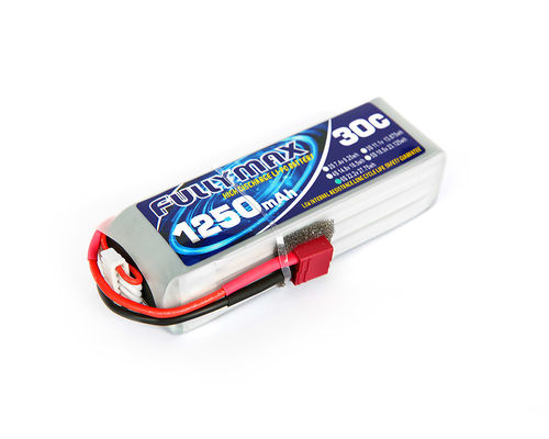 Deans Connector LiPo Battery Pack 30C 1250mAh 6S 22.2V For RC Heli RC Aircraft