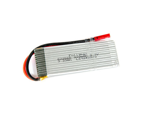 3.7V 900mAh Lipo Rechargeable Lithium Polymer Ion Battery Pack With JST Connector